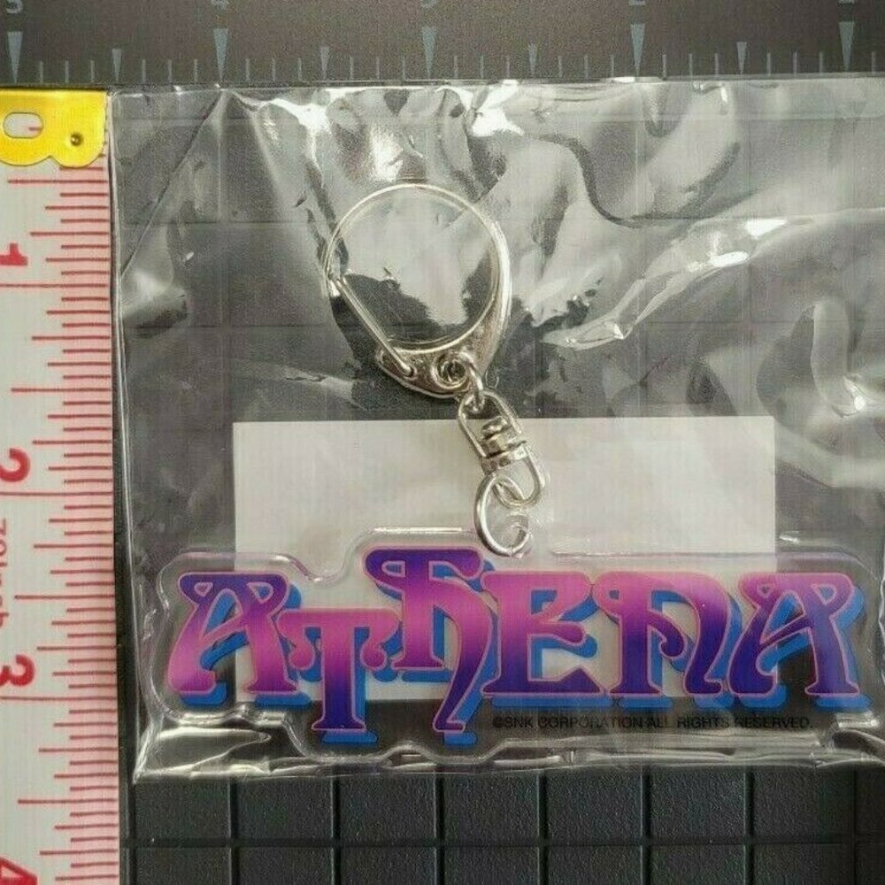 Athena Title - Title Logo Acrylic Keychain ~ SNK AUTHENTIC  Japan Import, NEW